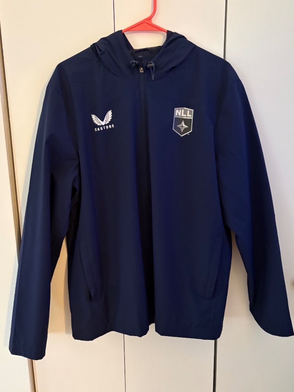 National Lacrosse League Castore Wind Breaker / Rain Jacket Size L